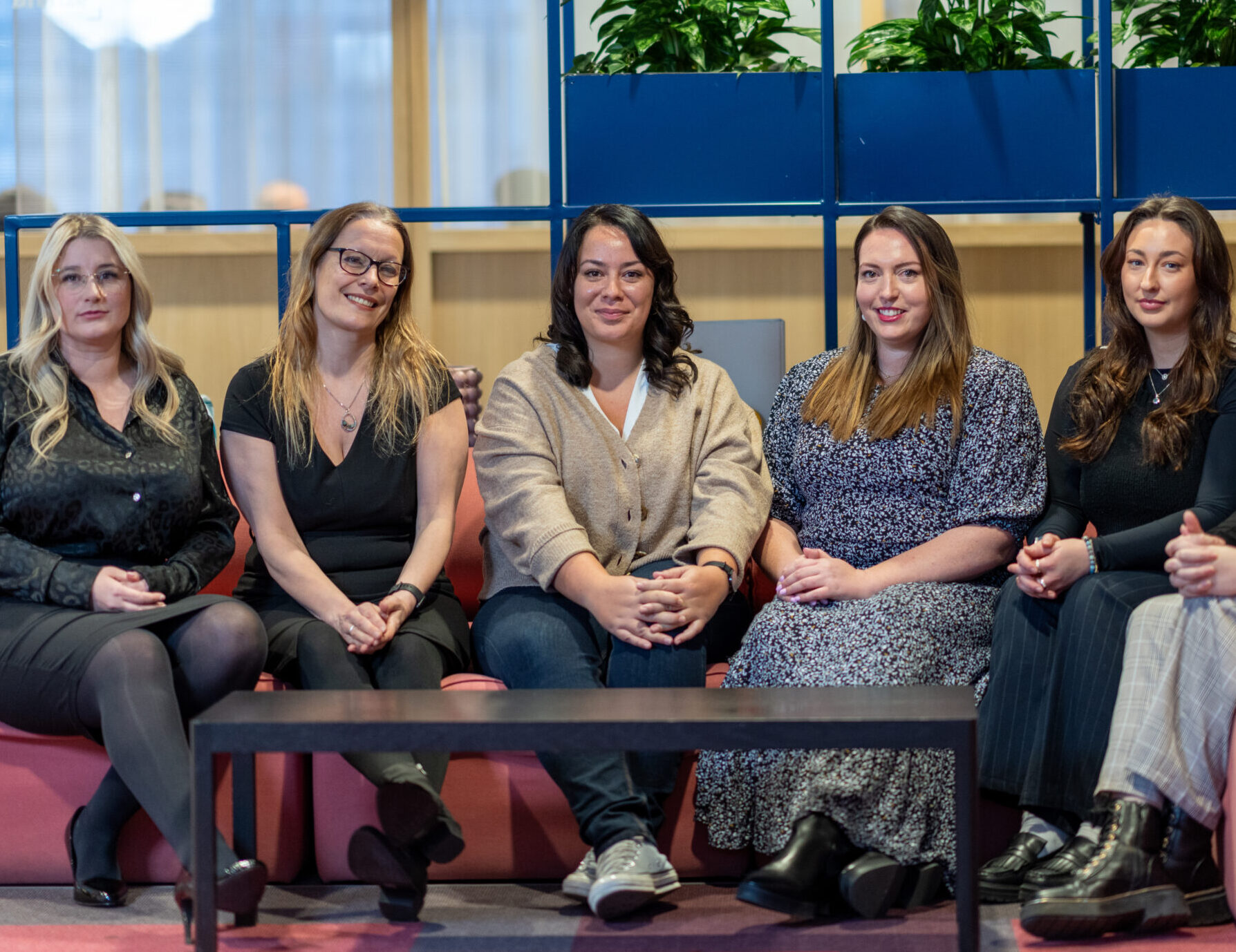 Some of the women of Brandlective's marketing team